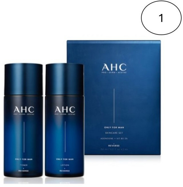AHC 온리포맨 스킨케어 2종 세트, 1개