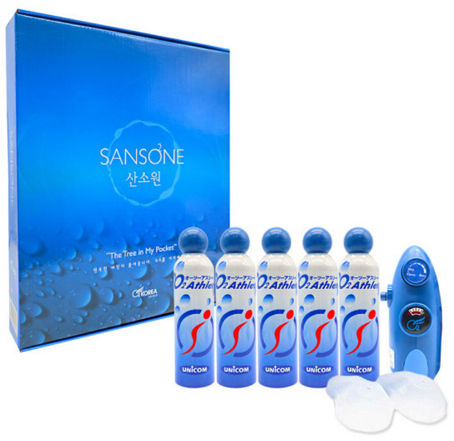 산소원 산소량 게이지표시 호흡보조용 산소캔 세트 / 강화 상비, 1개