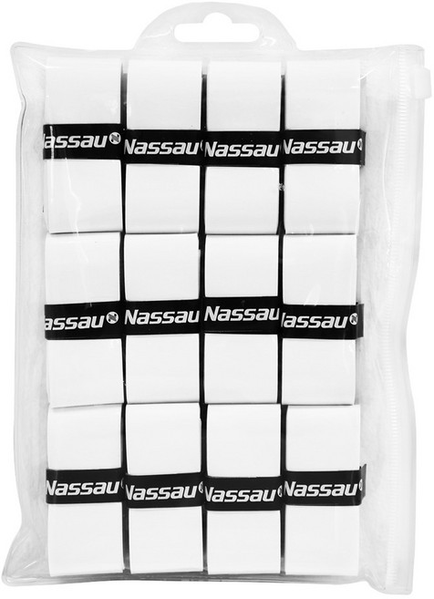 낫소 테니스 라켓 오버그립 12개입 라켓그립, 화이트, 1세트