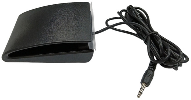 다양한 악기를 위한 MIDI 키보드용 다기능 지속 페달 내구성 풋 페달 3.5mm/6.5mm 커넥터, 3.5 interface