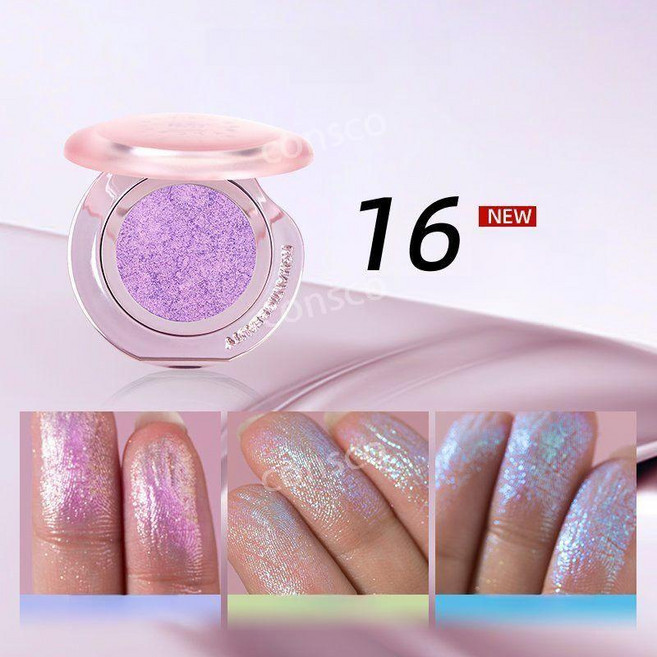 RMT 로맨틱뷰티 하이라이터 듀오크롬 멀티크롬 섀도우 겸용 미니, 18. 16호, 1개