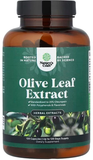 Natures Craft 올리브잎 추출물 캡슐120정, 1개, 120정 - 쿠팡