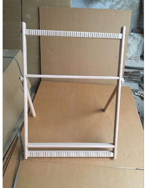 DIY 타피스트리 직조기 위빙 틀 직조 마크라메 수직기 공예 성인 가정용, 50x70cm, 1개