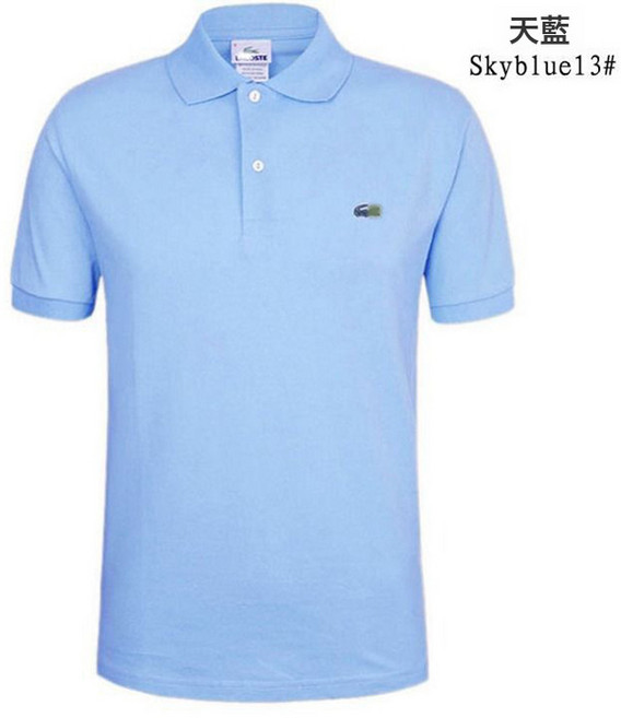 跨境經典法國鱷魚polo衫透氣舒適刺繡男士商務翻領短袖法國鱷魚標