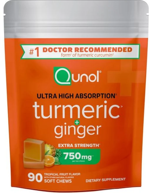 강황 방 치매 쿠놀 진저 소프트 츄 750mg 초고성 90수, 쿠놀 강황 진저 소프트 츄 750mg 초고성 90수, 1개 - 쿠팡