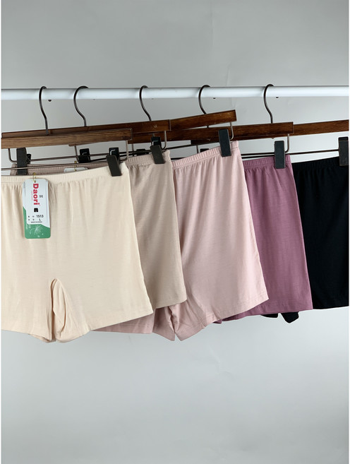 [ 쉬즈로즈 ] Daori 1513 고급용 국산 텐셀 자연섬유 속바지로 입어도 마찌 티 안나는 속바지 겸용 여성 사각 텐셀숏 드로즈 팬티