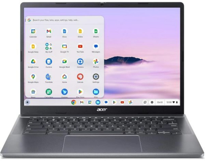 Acer 크롬북 플러스 514 터치스크린 노트북 - 14인치 FHD 2 in 1 인텔 코어 i5-1334U 8GB RAM| 512GB SSD 백라이트 키보드 게이밍 크롬 태블릿, Intel i3