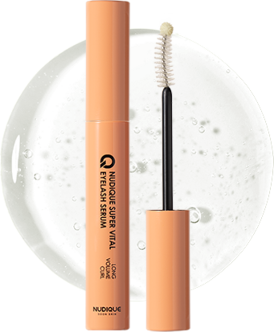 누디크 속눈썹영양제 셀럽 세럼 수퍼 바이탈 아이래쉬 세럼 마스카라 브러쉬 연장 펌, 1개, 7g