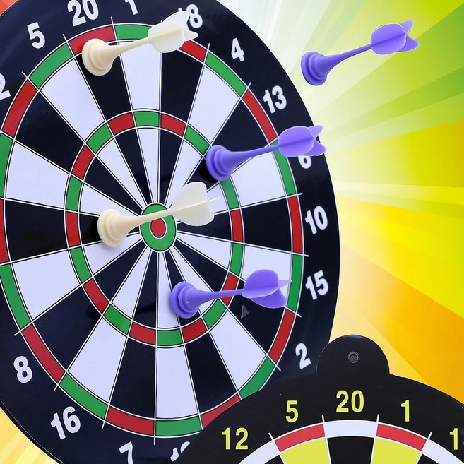 밸류마인드 자석다트판 실내놀이 가정용 안전 다트던지기, 1개