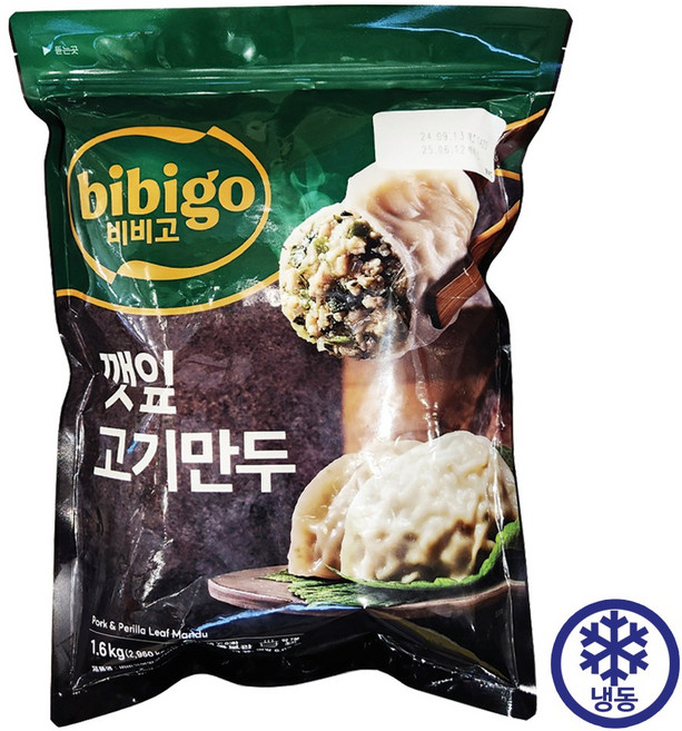BIBIGO 비비고 깻잎만두 1600G BIBIGO PERILLA LEAF DUMPL