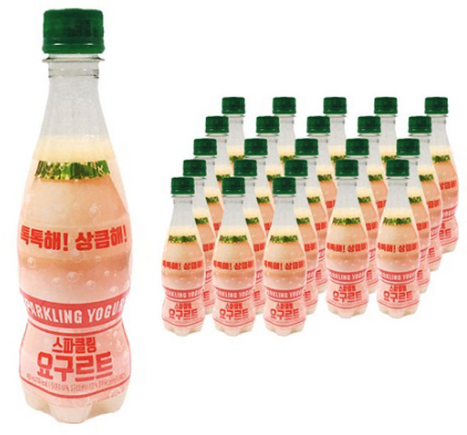 스파클링 요구르트, 400ml, 24개