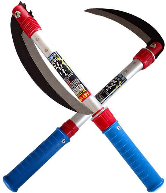 신성 접낫 접이식낫 특허 수풀제거 잡초제거 벌초 풀베기전용 SB503 (색상랜덤), 1개