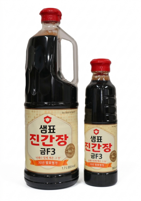 샘표 진간장금F-3 (1.7L + 500ml ) 1개 간장기획상품, 1.7L