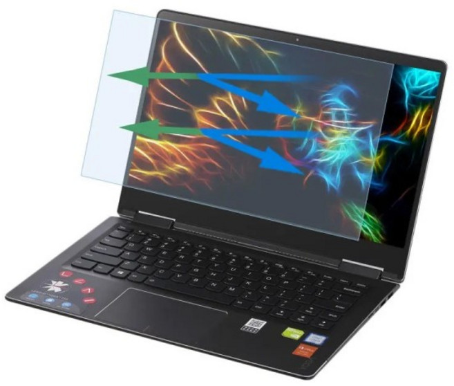 노트북 용 안티 블루 라이트 화면 보호기 14 15.6 macbook Air Pro 인치 반사 방지/눈부심 매트 필름 방수, 10 13.3 inch(294x166mm)
