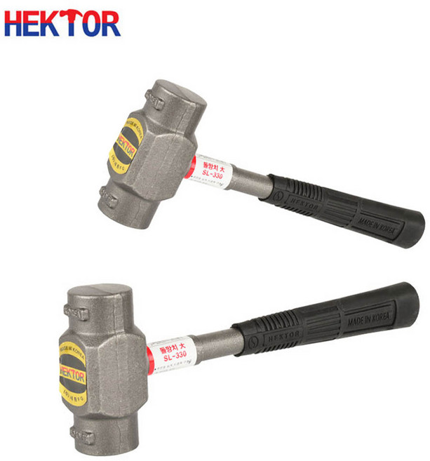 [헥토르] 국산 손목이 편안한 무진동 돌망치 벽돌 오함마 해머망치, SL-330, 1개