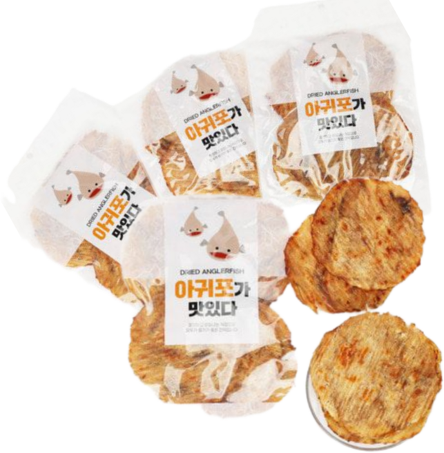박군맘 황토가마에 구운 아귀포 100g, 2개
