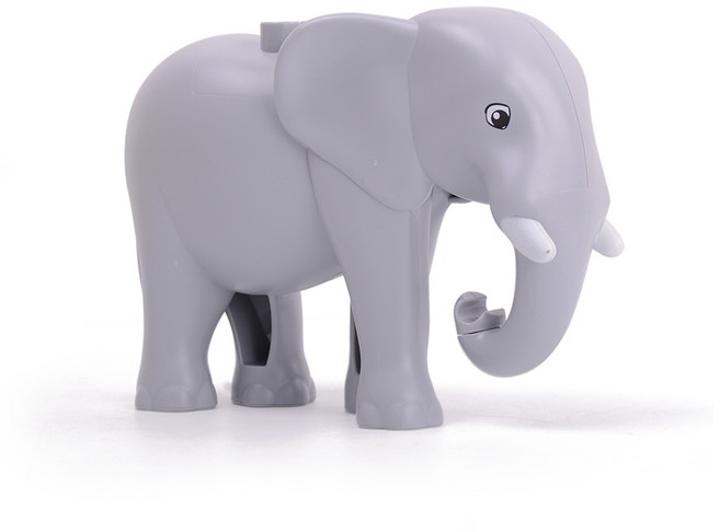요고요 듀플로 호환 동물 사람 공룡 피규어, A.동물-68. 코끼리, 1개