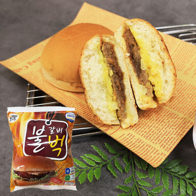 햄버거 학교매점빵 매점 독서실간식 pc방 편의점 냉동, 135g, 10개
