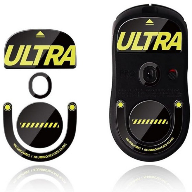 TALONGAMES Curved Edges 초강력 유리 마우스 피트 스케이트 로지텍 G PRO X2 SUPERSTRIKE/G Pro X Superlight 2 무선 게이밍 마, G Pro X Superlight 2용