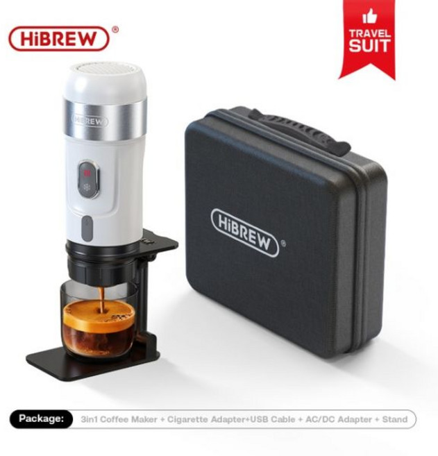 HiBREW-자동차 및 가정용 휴대용 커피 머신 DC12V 프레소 커피 메이커 넥스프레소 돌체 포드 캡슐 커피 파우더 H4A 에 적합, H4A Plus_CHINA | AU