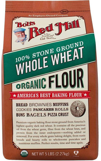 밥스 레드 밀 자연유래 통밀가루 5파운드, 사이즈, 1g, 1개
