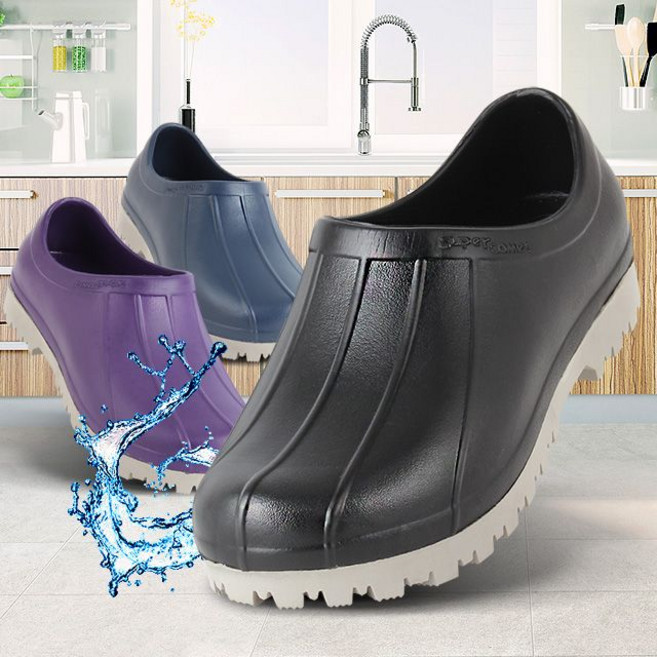 777주 방화 방수안 전화 주방 조리화 신발 위생화 물 주방화 안전화 슬리퍼 미끄럼