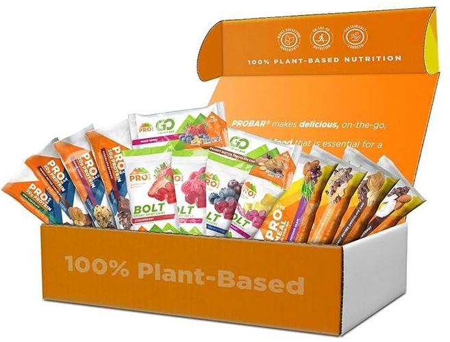 PROBAR 식사대용 바 피넛 버터 초콜릿 칩 비GMO 글루텐 프리 유기농 인증 건강 식물 기반 천연 식품 성분 천연 에너지원 12개입, 스타터 팩, 1개, 85g - 쿠팡