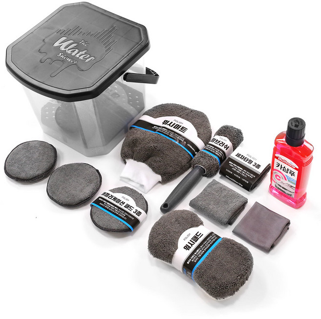 불스원 알뜰 11종 셀프 세차용품세트, 1개