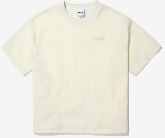 휠라 FILA 여성 걍량 스트레치 우븐 반팔티셔츠 FS2RSG2173F