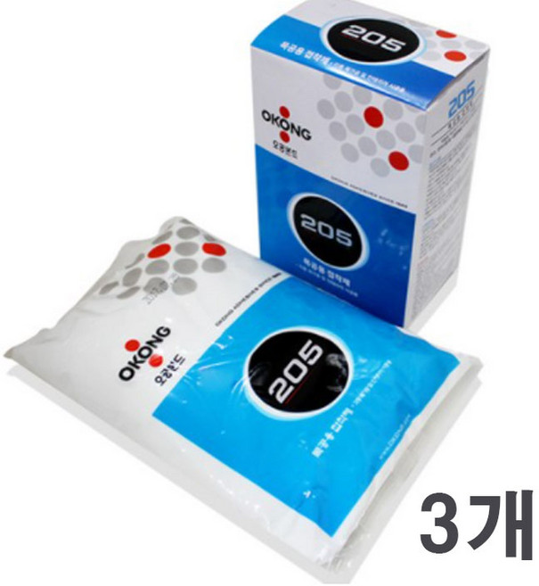 오공 목공본드 205본드 205 오공본드 인테리어 목공 석고 도배 친환경 만능 접착제, 3개