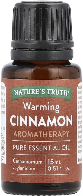 Nature's Truth 퓨어 에센셜 오일 워밍 시나몬 15ml(0.51fl oz), NaturesTruth퓨어에센셜오일워밍시나몬15ml05, 1개, 15ml - 쿠팡