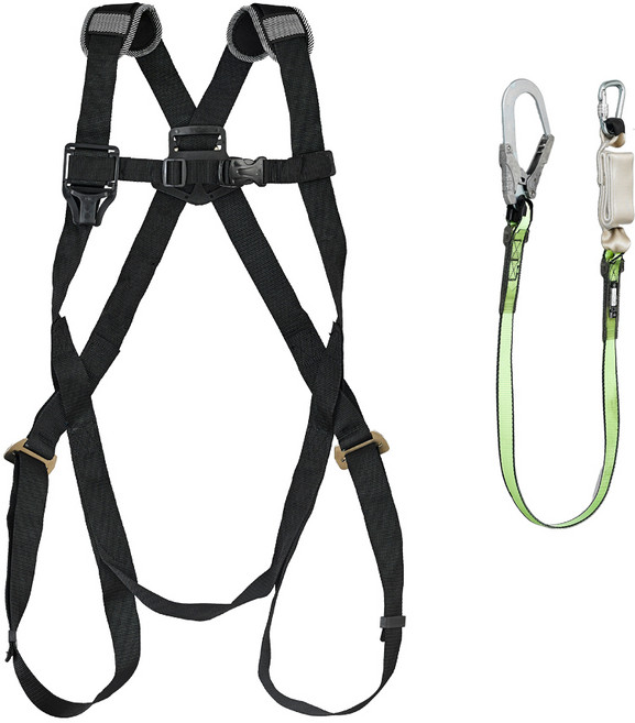 동명 전체식안전대 일반형 DMS-201 안전벨트 건설현장 추락방지 안전그네, ST웨빙싱글, 검정