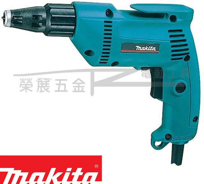 【榮展五金】牧田 Makita 6821 自攻牙螺絲起子機 6mm 輕鋼架 鎖石膏板 浪板機, 1個