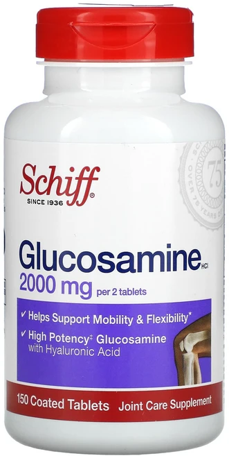 Schiff 글루코사민HCl 1000mg 코팅 정제 150정, 1개 - 쿠팡