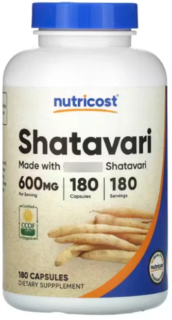 뉴트리코스트 샤타바리 추출물 600mg 180캡슐, 1개, 180정 - 쿠팡