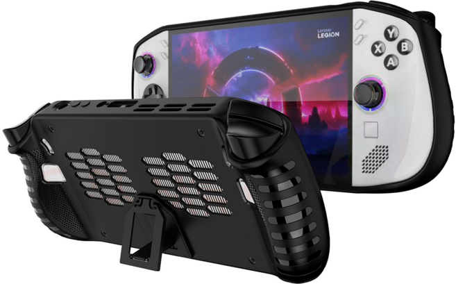 고쿠리 레노버 리전고S 소프트 케이스 LEGION GO S CASE, 1개, 블랙, 리전고2