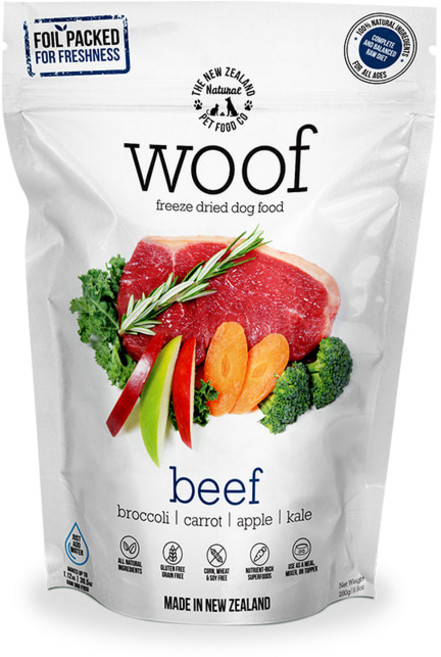 워프 비프(소고기) 동결건조 전연령 사료, 소, 1kg, 1개