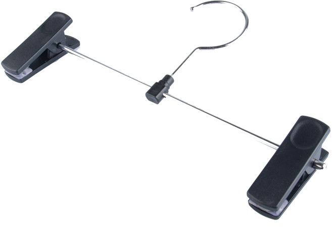 국내생산 심플스타일 논슬립 고급바지걸이, 검정, 20개