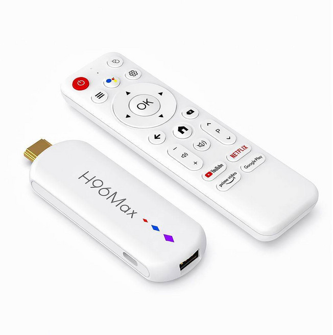 H96Max Android TV 4K 影音串流棒, 1個, S905L3