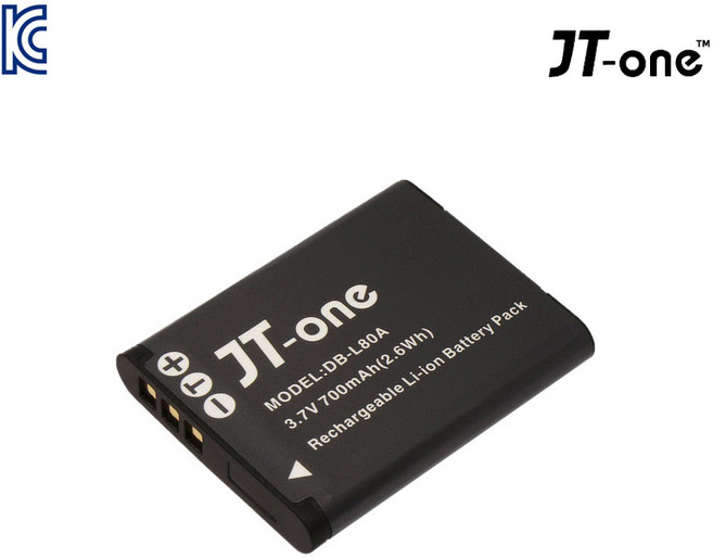 제이티원 산요 DB-L80A 호환배터리 Xacti VPC-CS1 GH1