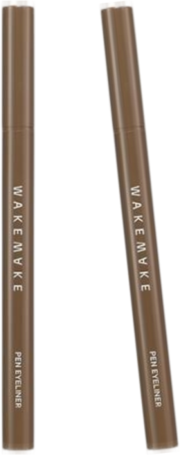 웨이크메이크 철벽 펜 아이라이너, 03호 다크브라운, 2개