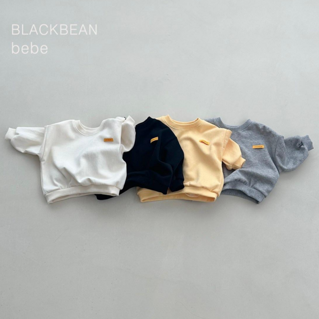 (당일출고) 국내생산 아기 긴팔 무지 맨투맨 티셔츠 데일리룩 베베룩