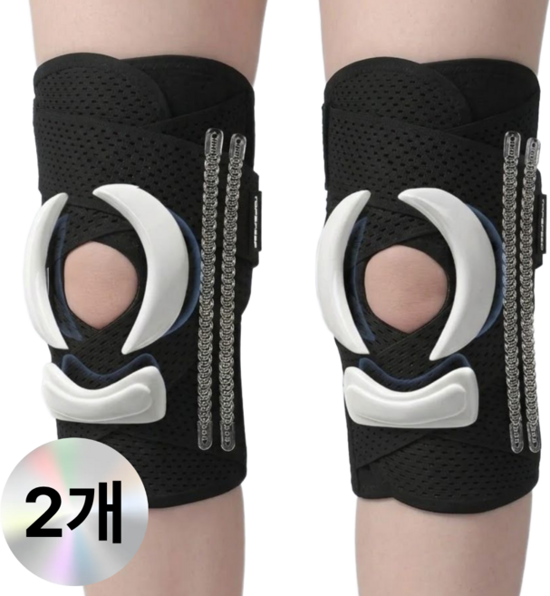 탑스피드 무릎보호대 러닝 슬개골 보호대, 2개