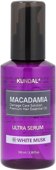 Kundal 마카다미아 울트라 헤어 세럼 화이트 머스크 100ml(3.38fl oz) KDL-74086 - 쿠팡