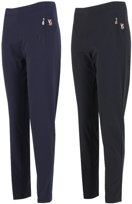 2장 [더빅보스] 여름용 여성 CG 기능성 쿨 스판 팬츠 _ 밴딩으로 편한 여자 바지 블랙 네이비 빅사이즈 B1025