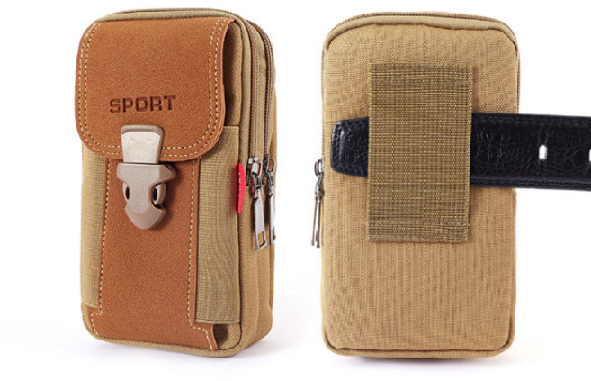 허리 밸트백 핸드폰 가방 허리쌕 벨트 케이스 E203, E203 블랙, 1개