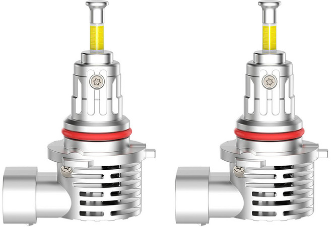 J7 5세대 LED 전조등 전구 360도 헤드라이트 자동차 차량용, 1세트, 9005