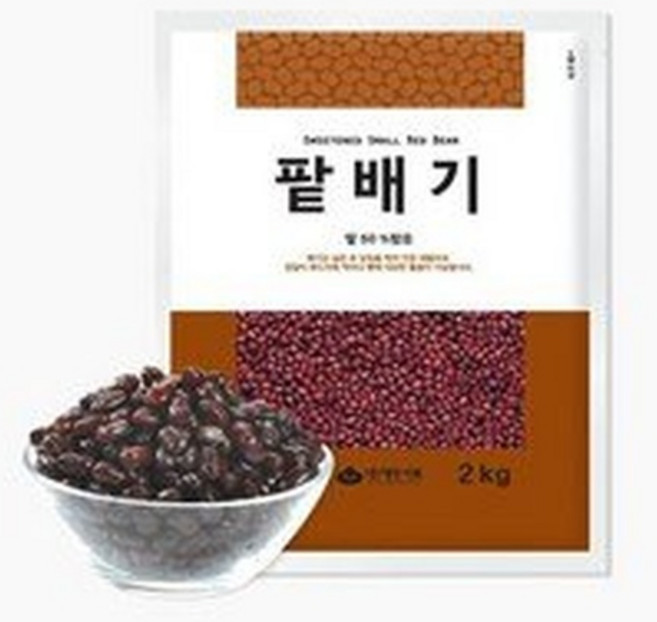 대두식품 팥배기, 2kg, 8개