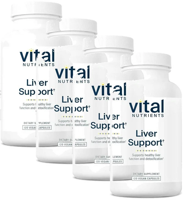 바이탈 뉴트리언츠 리버 서포트 캡슐 Vital Nutrients Liver Support, 4개, 120정 - 쿠팡