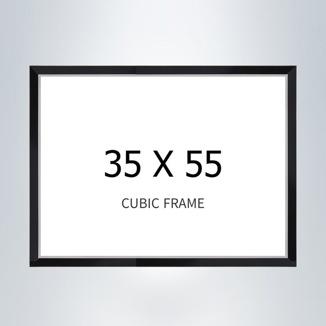 꿈꾸는세상 보석십자수 35x55cm 패브릭 액자, 모던블랙, 1개, 플라스틱